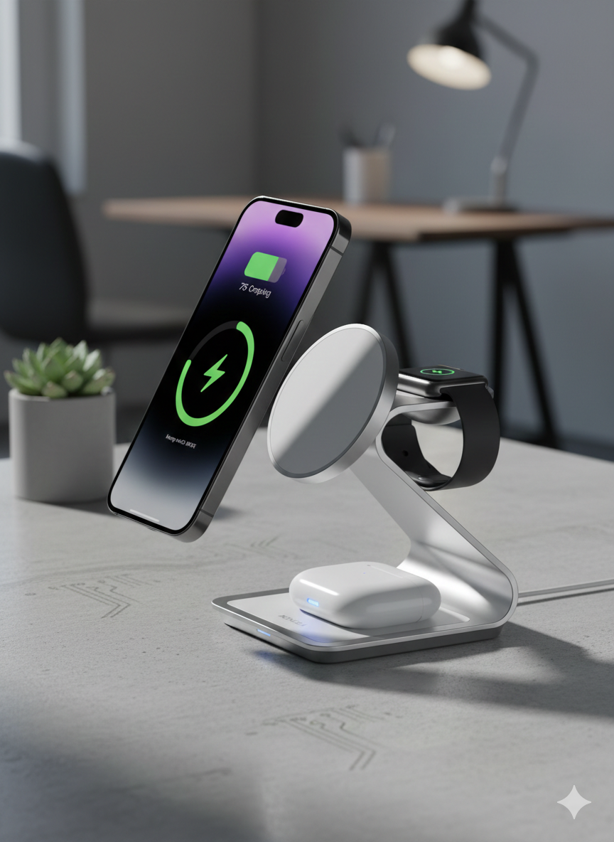 3 az 1-ben Töltőállomás